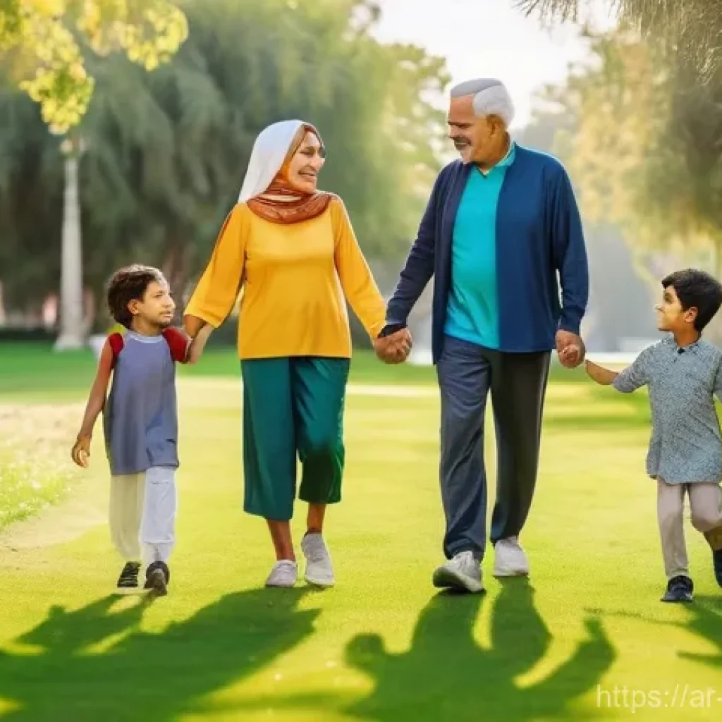 예방의학 컨설팅 업무 사례 - **A Vibrant Multi-Generational Family Embracing Proactive Health Outdoors:**
    "A cheerful and div...